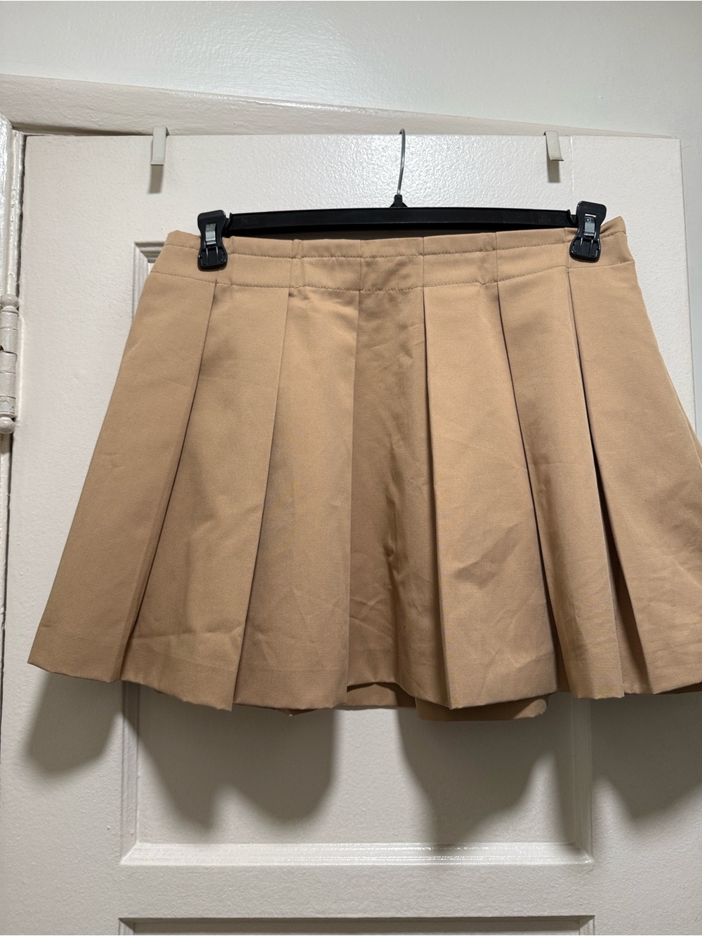 Rebecca Taylor Tan Pleated Mini Skirt NWT